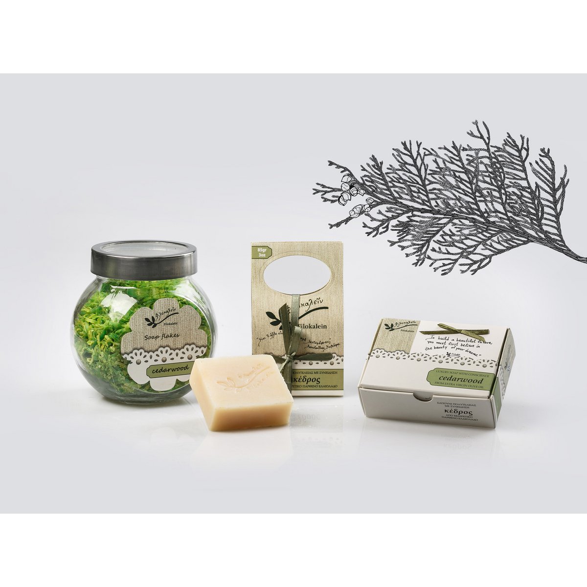 Fiocchi di Sapone Naturale alla Fragranza di Cedro