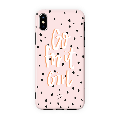 Go for it girl Milieuvriendelijke iPhone-hoes