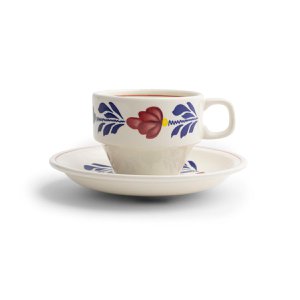 Boerenbont Tasse und Untertasse 0,2 l