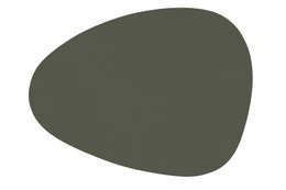 Dækkeserviet TOGO - Vegansk læder - Sten - 42x32 cm
