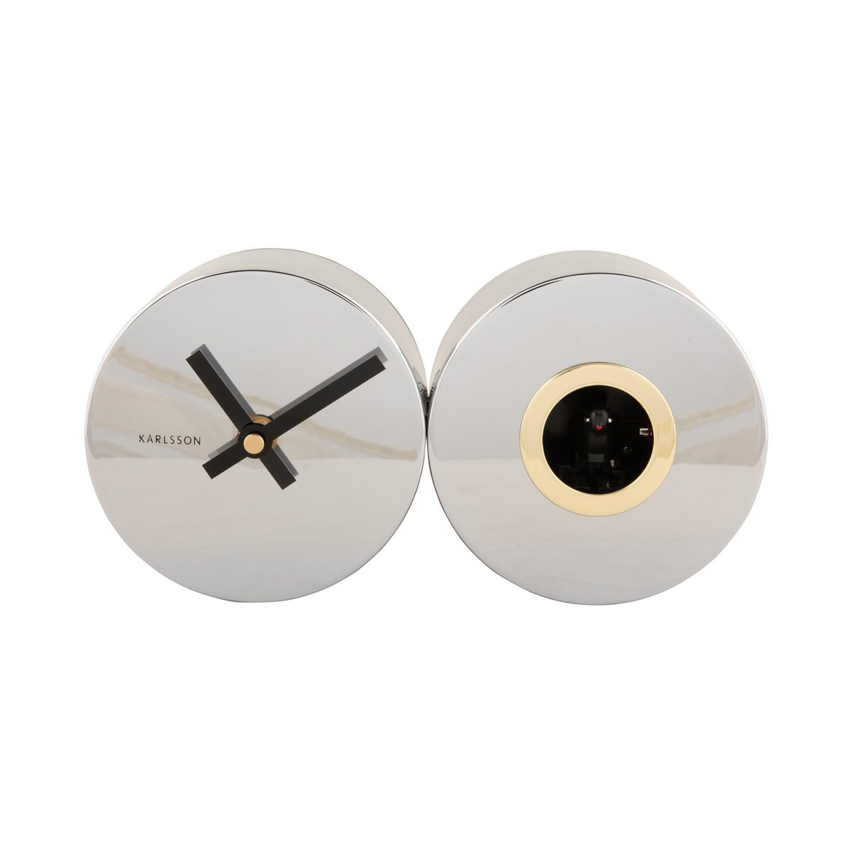 Orologio da parete Duo Cucù placcato