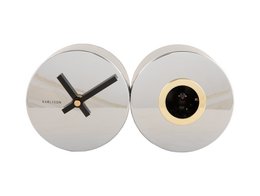 Wandklok Duo Koekoek Verguld