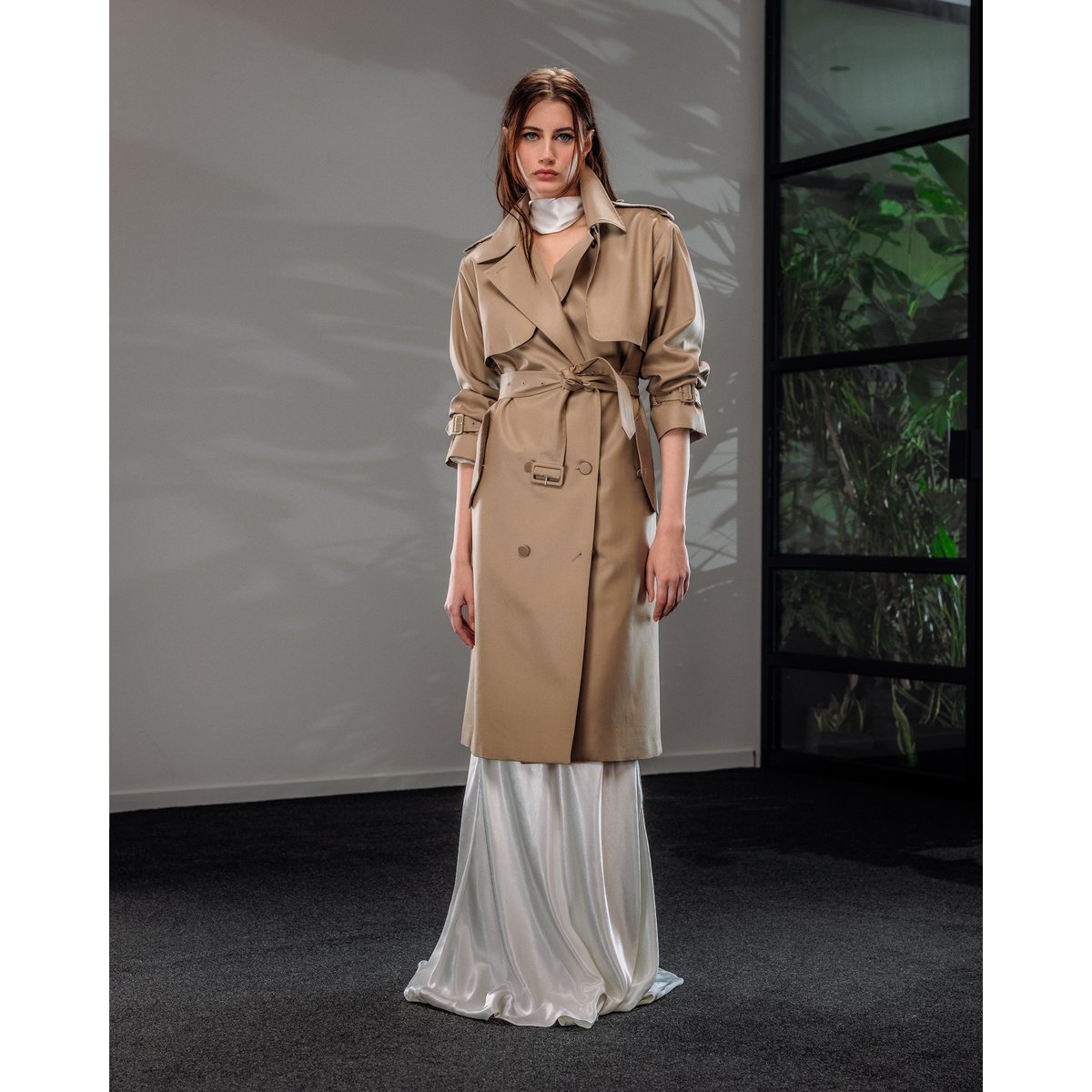 Trenchcoat mit Gürtel