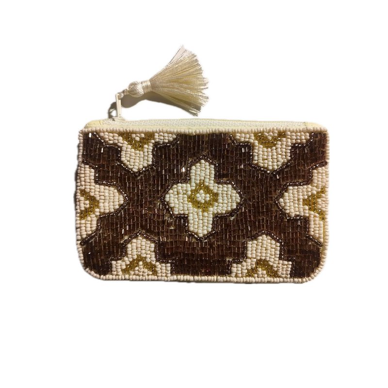 Håndlavet beaded Classy Pouch * Gave *