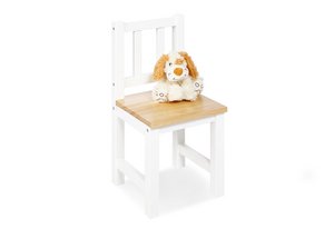Children´s chair „Fenna”, white/natural
