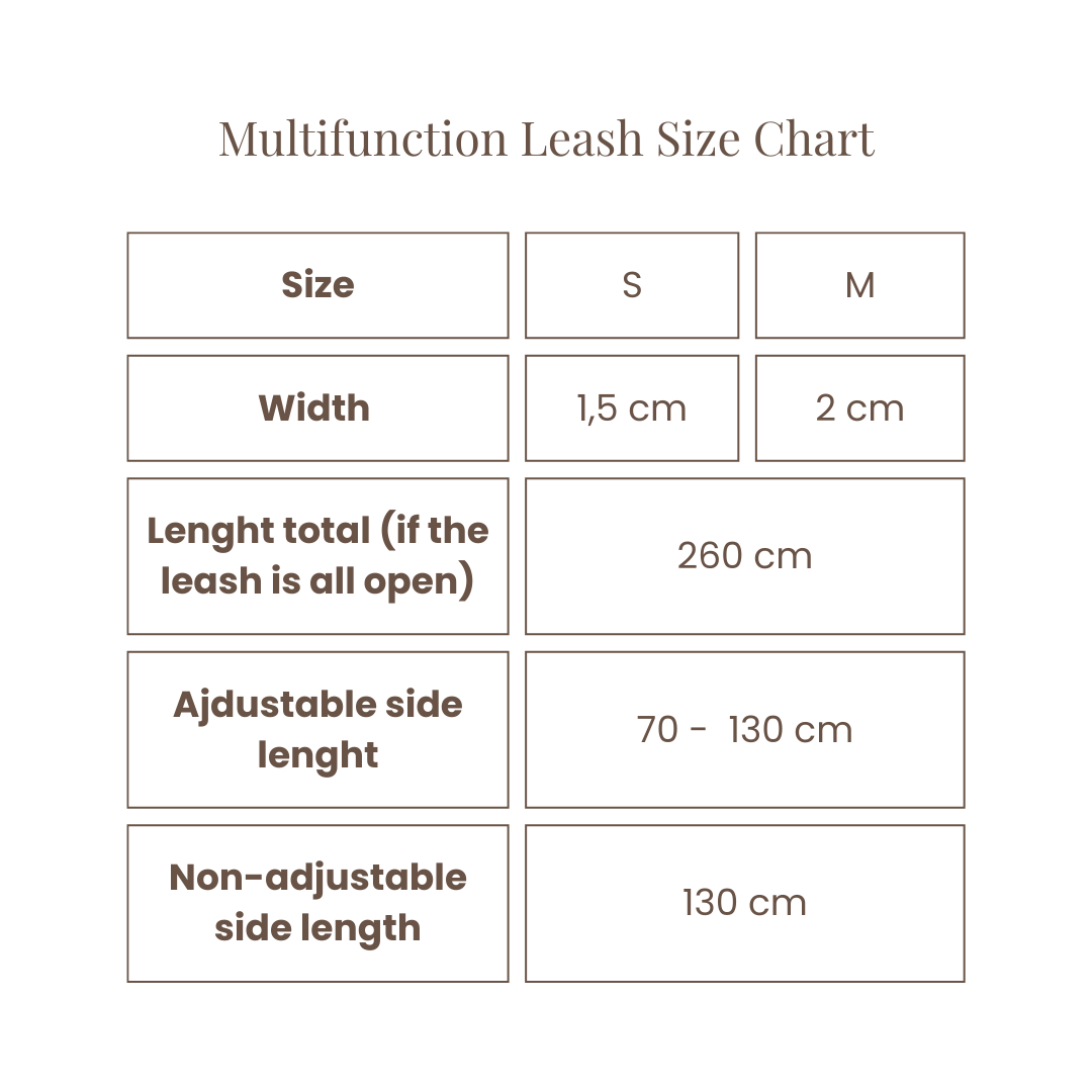 Multifunction leash - Timeless Mocha