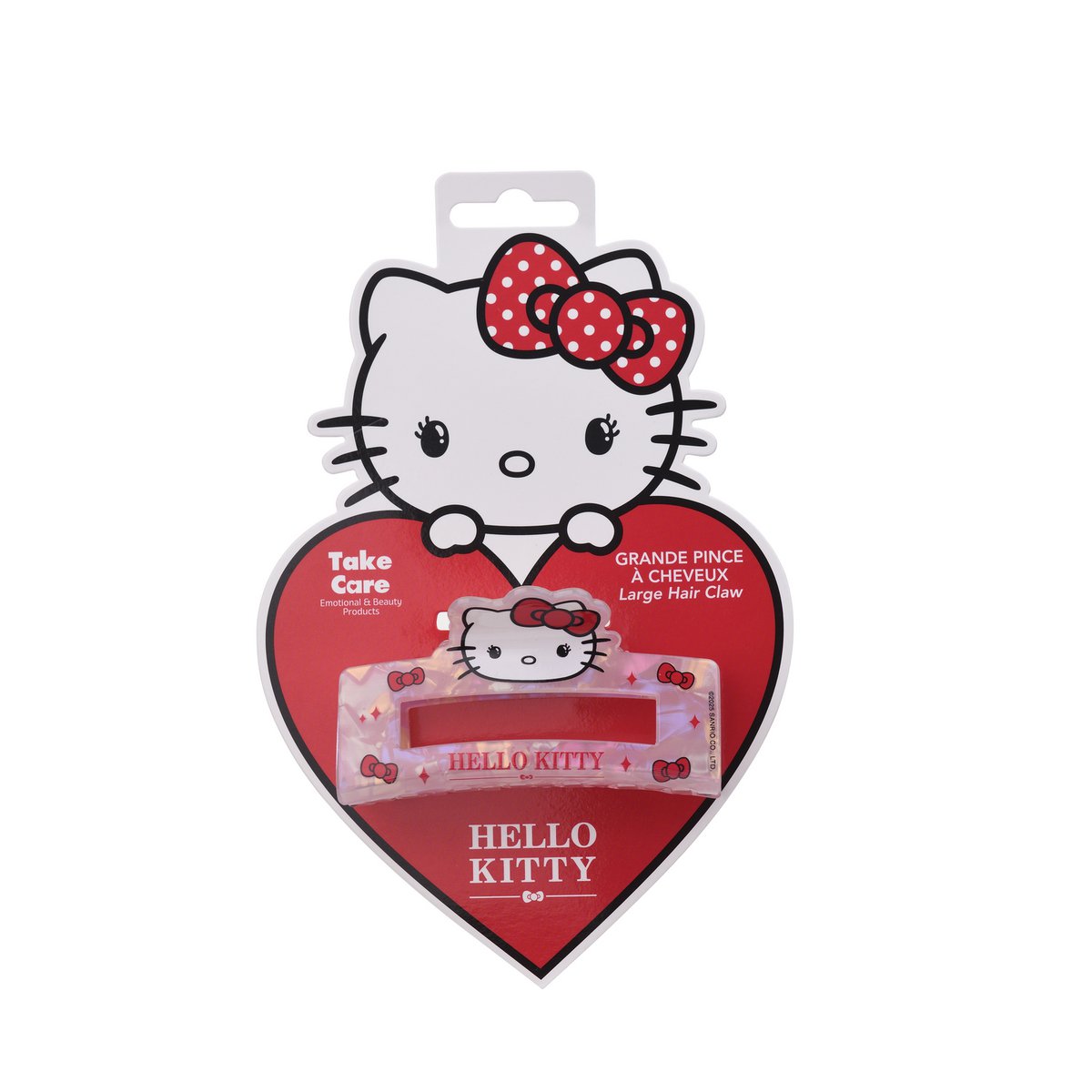Grandes clips de cabello de Hello Kitty