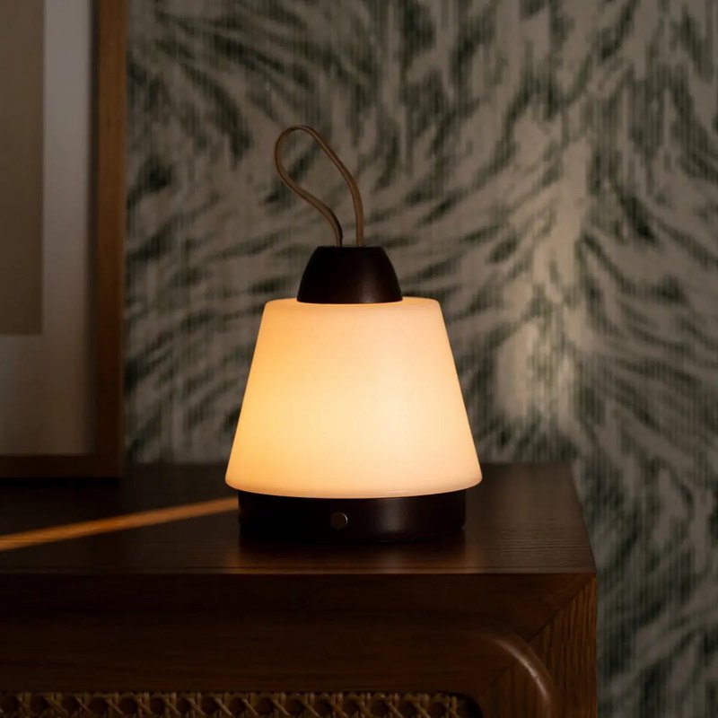 Liv Mørkebrun Genopladelig Lampe