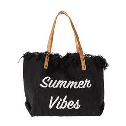 Borsa tote in tela di grande capacità con lettere ricamate, borsa da donna, borsa da spiaggia intrecciata, borsa a tracolla