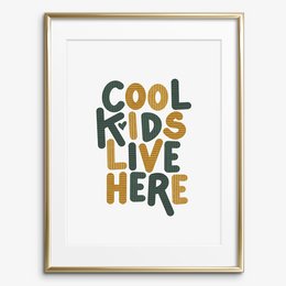 Poster: Cool kids live here