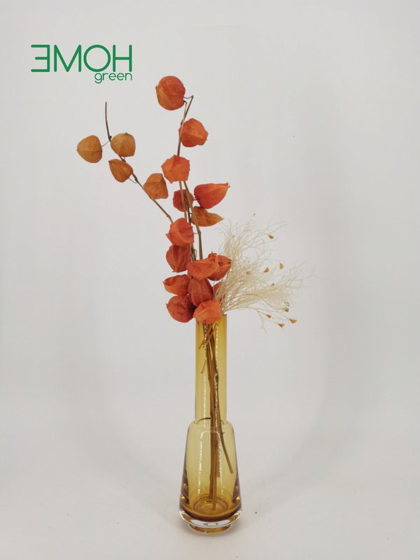Retro stil stor moderne klassisk design vase, rav farve, TYLER14AM