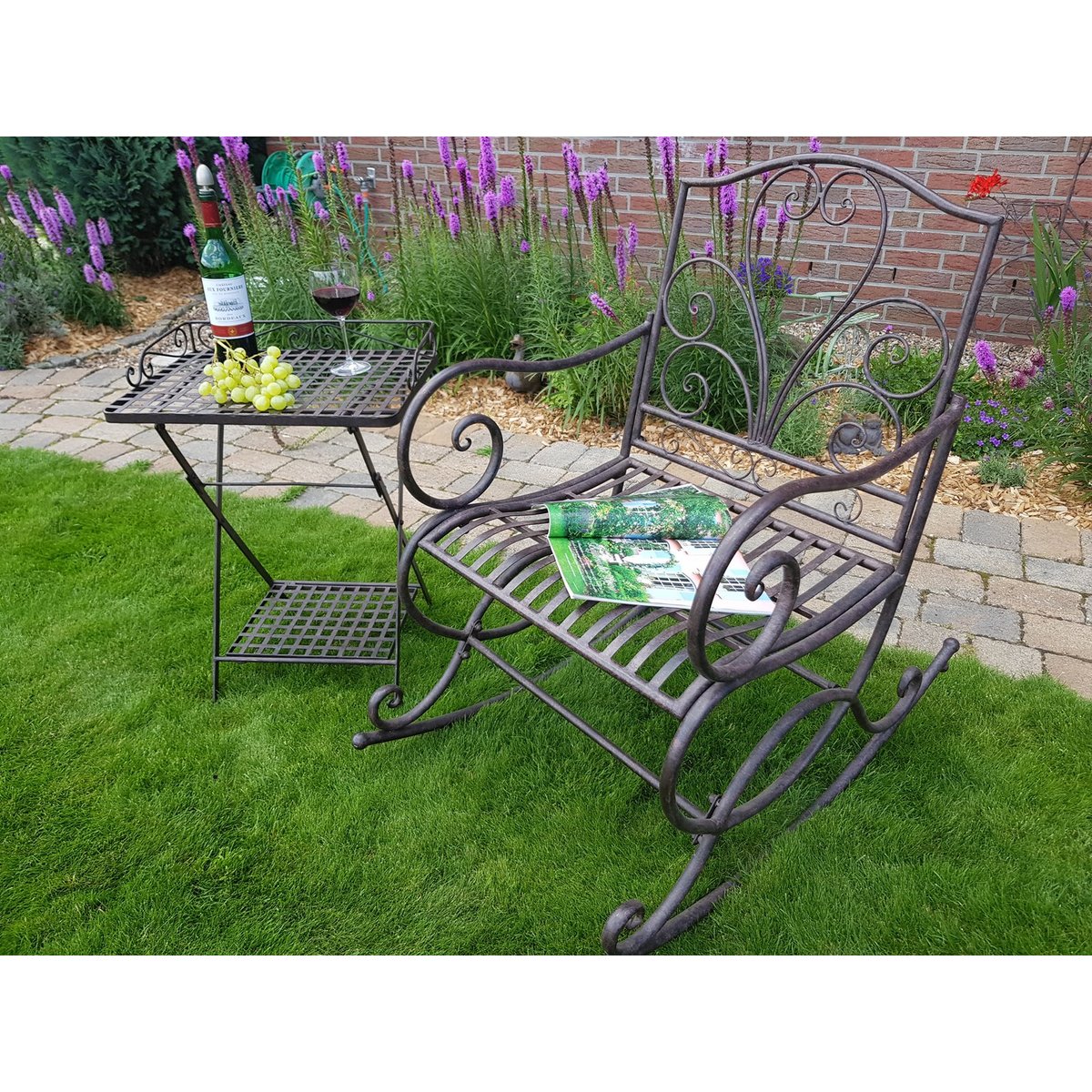 Rocking chair - antique brown