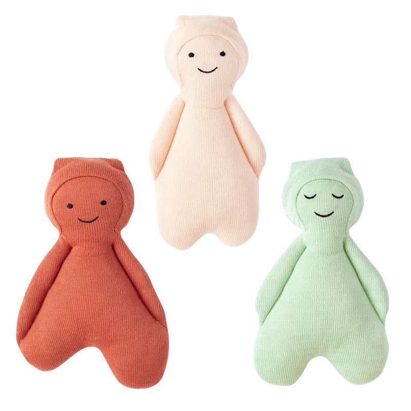Gestrickte Engel, sortiert in 3 Designs