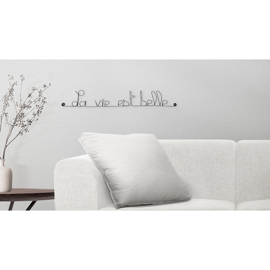 Life is beautiful – Wire wall decoration Best-Seller - Home décor - Handmade