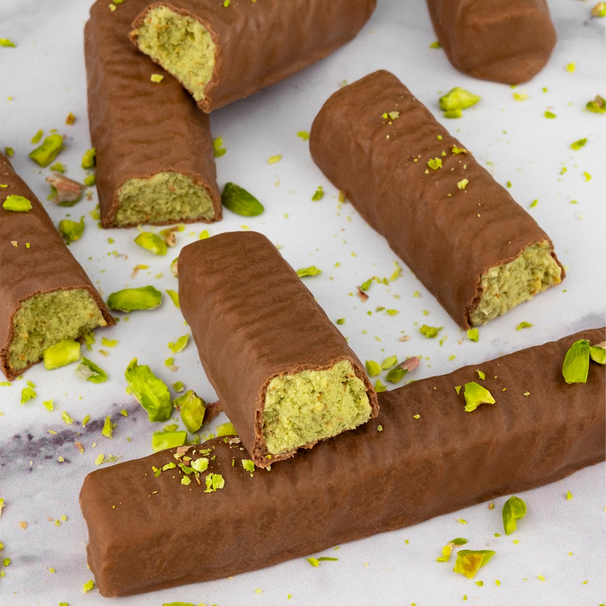 Pistache & kadi 4 millik chocolade, 30 g