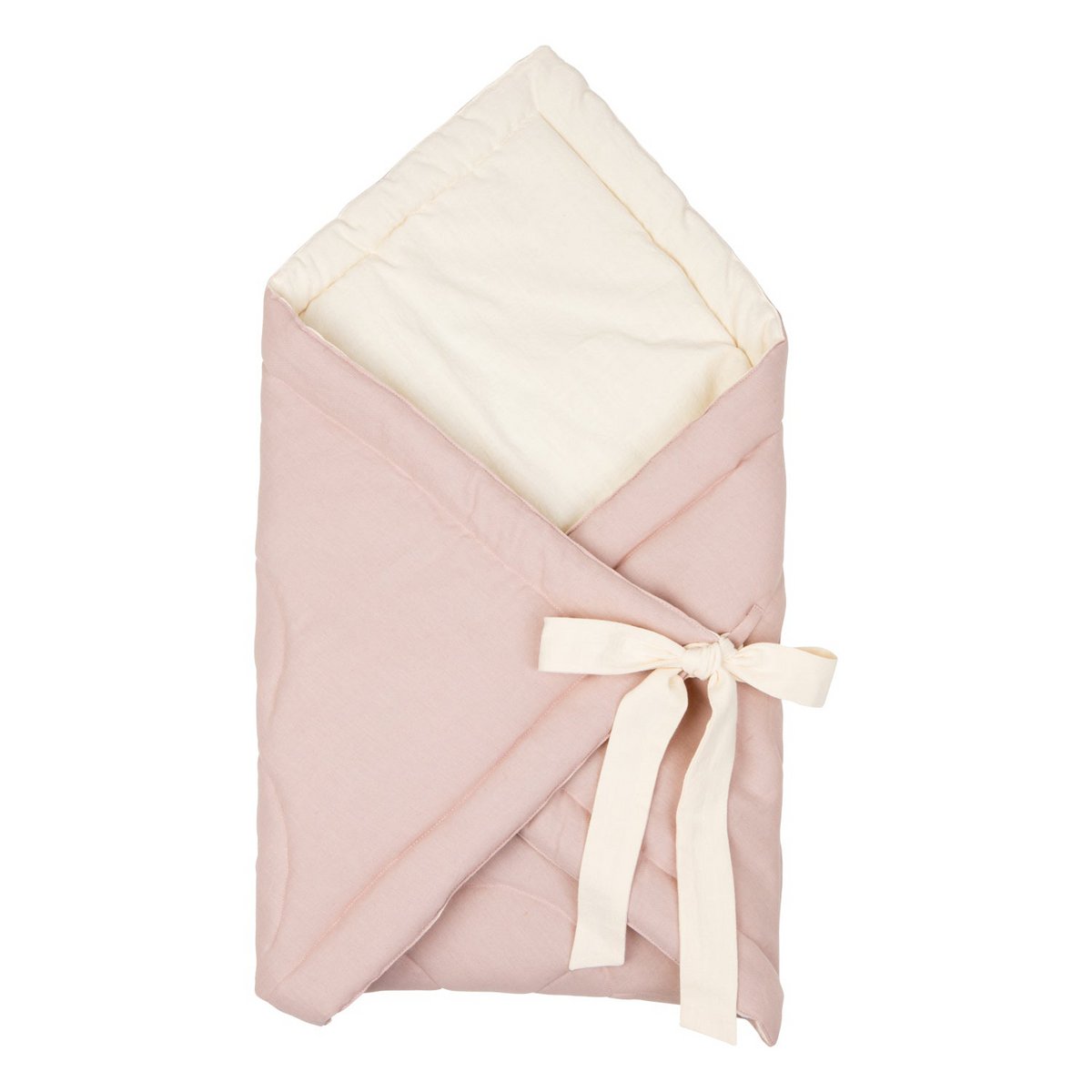 Cuerno de bebé flor de lino "Rosa empolvado"