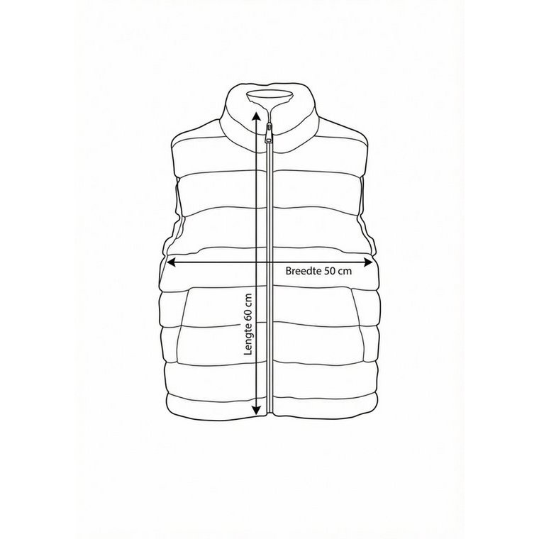 Chaleco de piel sintética HS - Mujer - En nuevos colores - Talla única