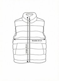 Chaleco de piel sintética HS - Mujer - En nuevos colores - Talla única