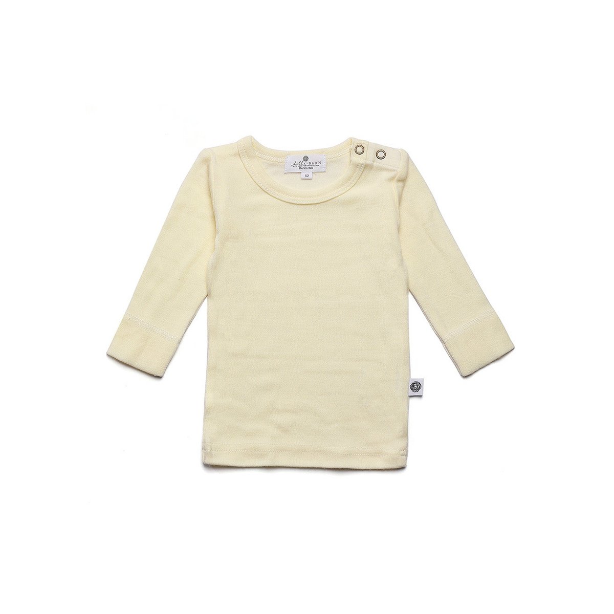 Woolen Baby Sweater / Long Sleeve Shirt - Merino wool - Naturel