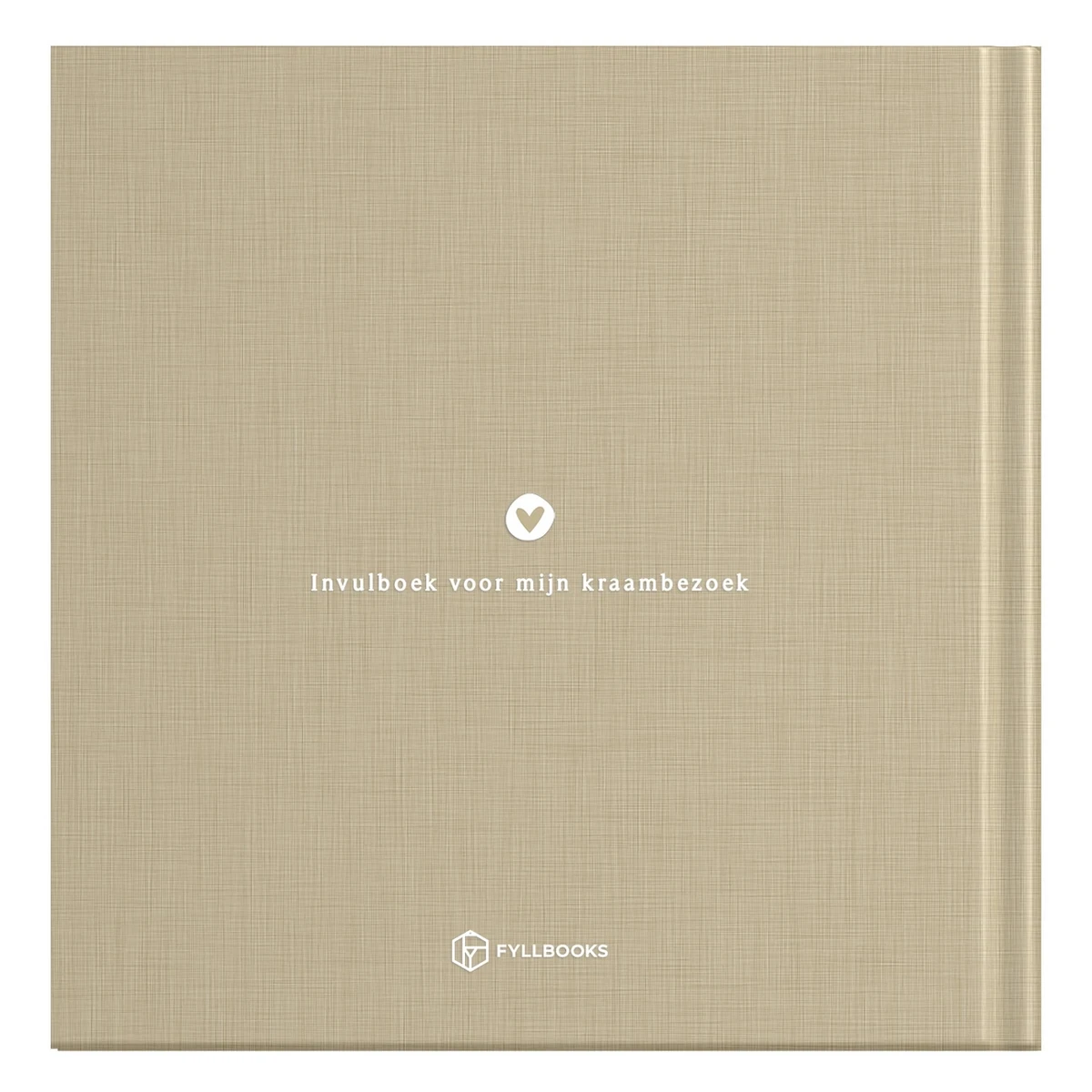 Fyllbooks My maternity visit book - Linen Taupe