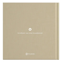 Fyllbooks My maternity visit book - Linen Taupe