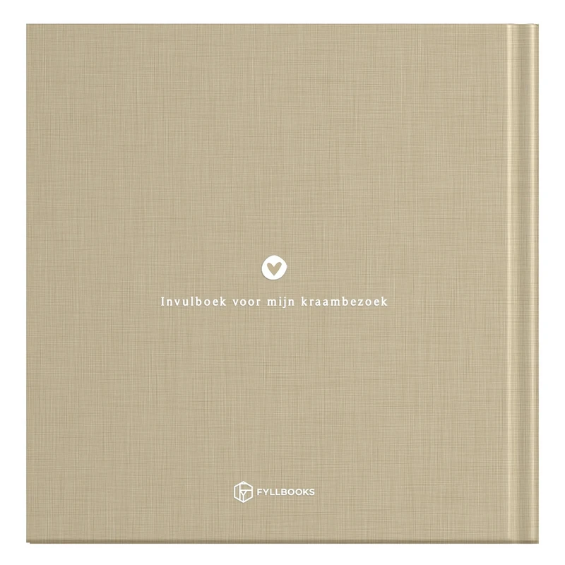 Fyllbooks My maternity visit book - Linen Taupe