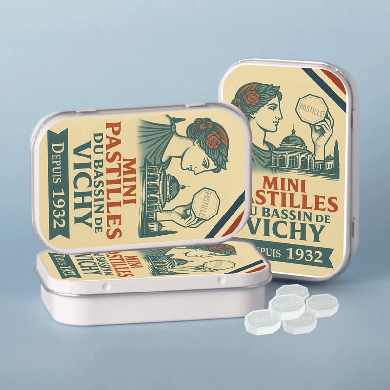 Retro Collector's Pack - Mini Vichy Pastilles siden 1932