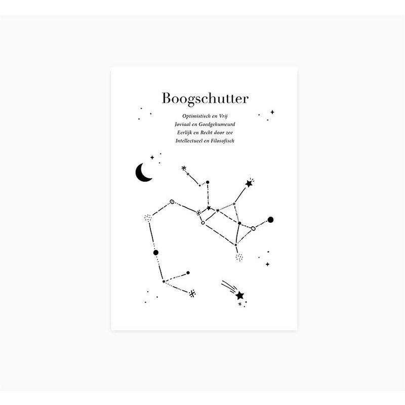 Postkarte | Sternzeichen | Bogenschütze