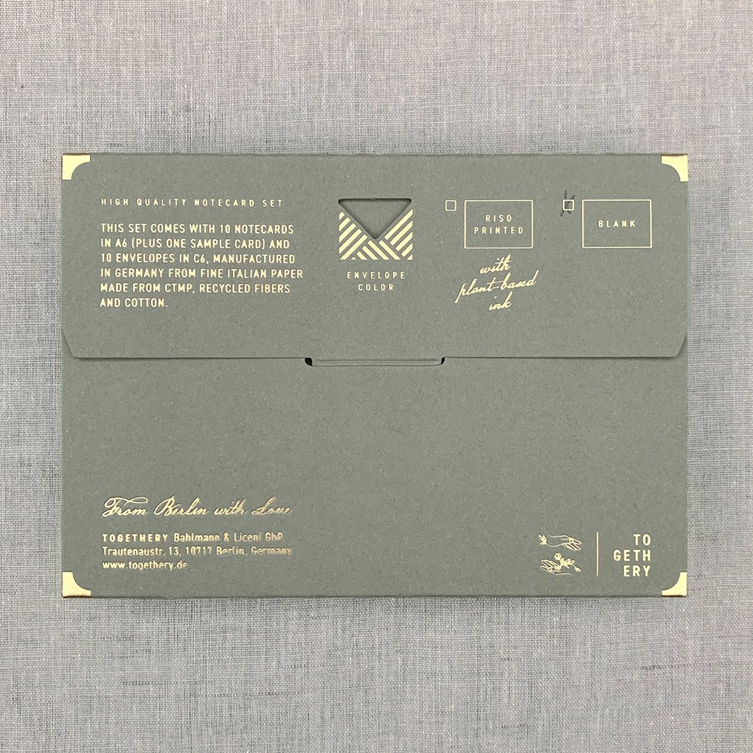 Notecard Set / Blanko / Pale Blush / Sustainable