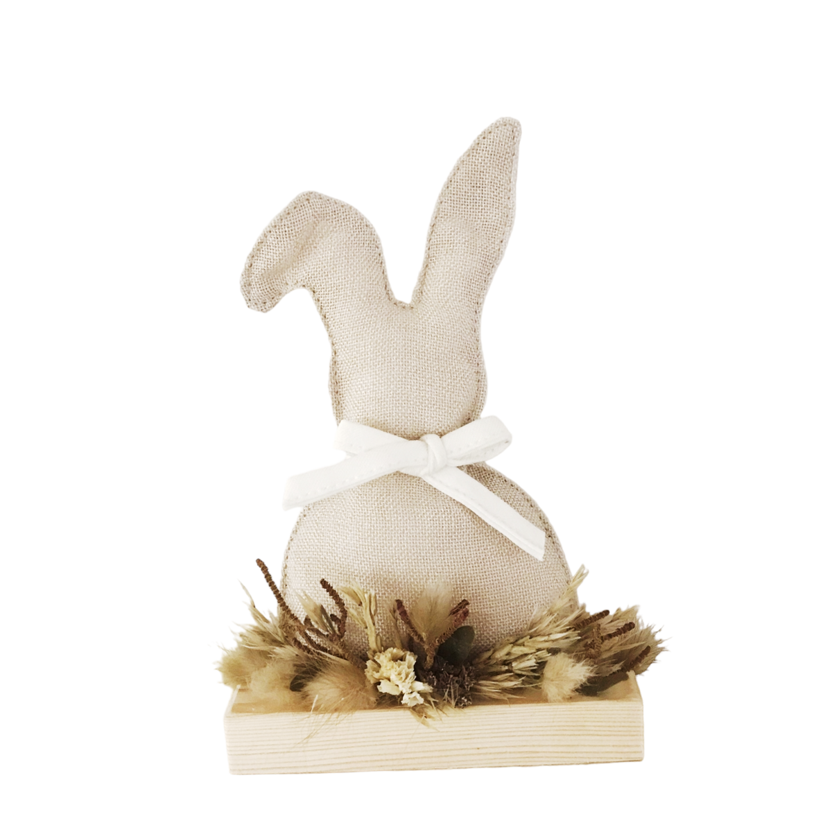 Blumenreifen mit Hasenleinen 15cm