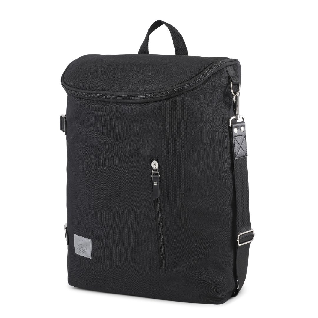 Nero â™»ï¸ Borsa per pannolini in poliestere riciclato