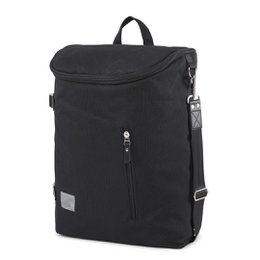 Black ♻️ Recycled Polyester Diaper Bag