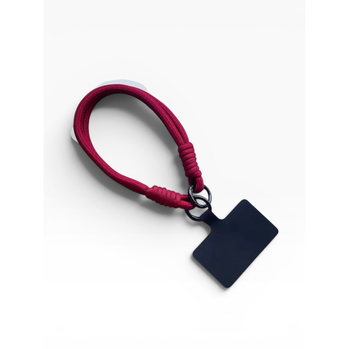 Keychain - cell phone chain - dark red