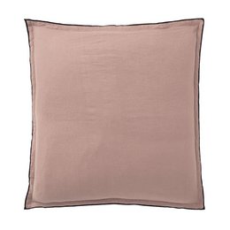 PILLOWCASE 65X65CM 100% WASHED LINEN PINK NUDE