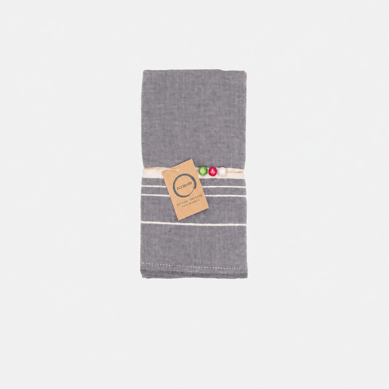 Ecobain Towel "Cocoon" | Storm Cloud (Dunkelgrau)