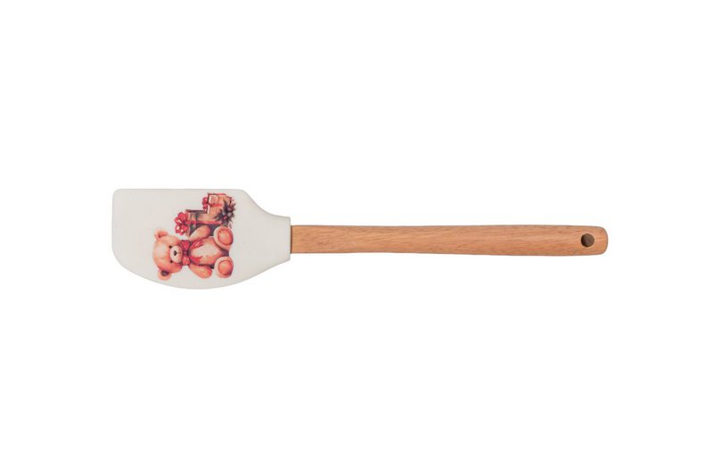 Hvid silikonespatel Vintage xmas 32 cm Isabelle Rose