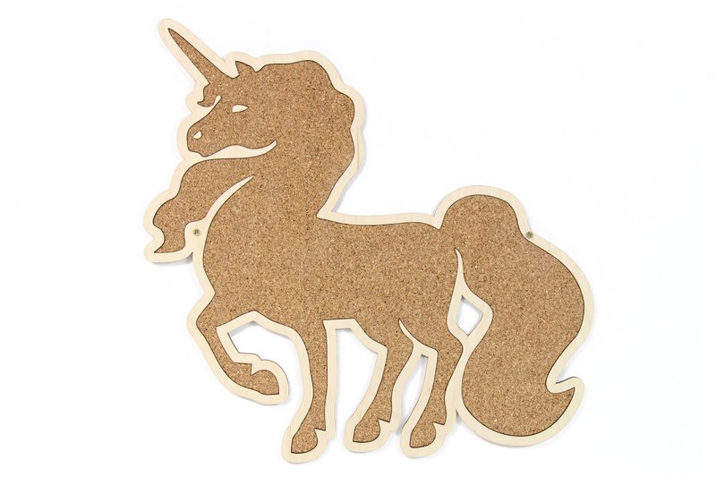 Bacheca in sughero Unicorno, Wall Board