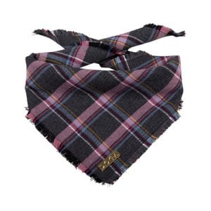 Dog Bandana Purple Tartan