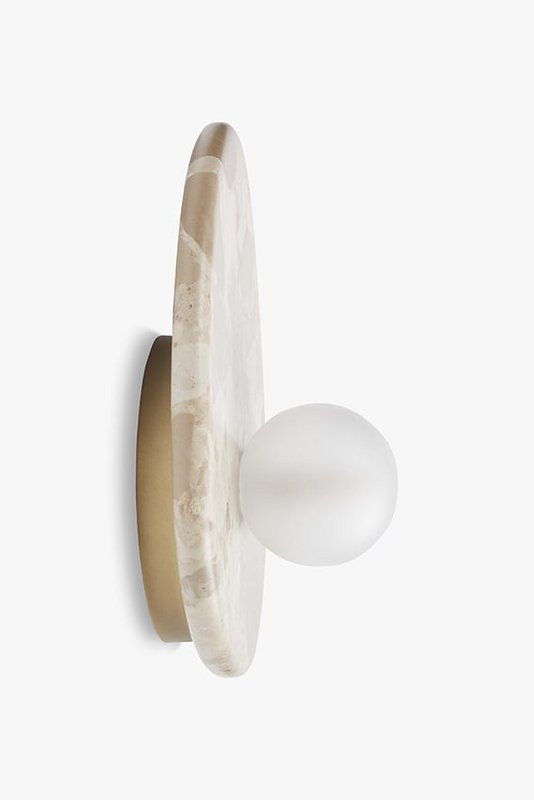 Exclusive handmade Kunis Brescia marble lamp Nina