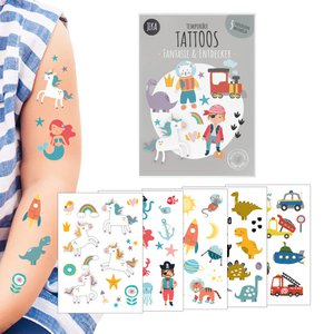 Kindertattoos - motief "Fantasy & Explorers"