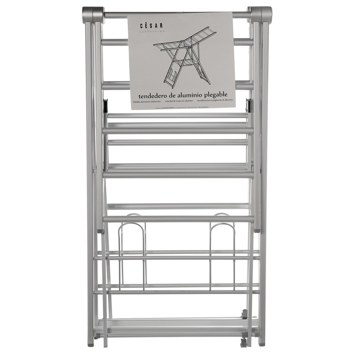 OPVOUWBARE ALUMINIUM WASLIJN_134X54X94CM (OPEN) _STRUCTUURDIKTE: 17X27MM LL82043