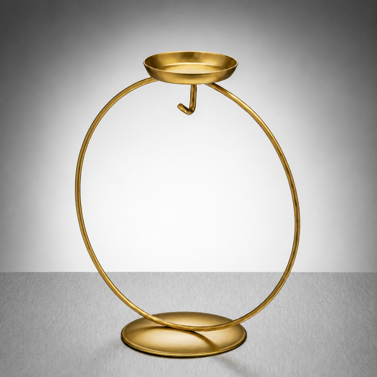 Displaystandaard - Rond theelichtje - Goud