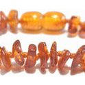 Baby/Kind – Bernsteinarmband – Cognac – Chips poliert – 14 cm