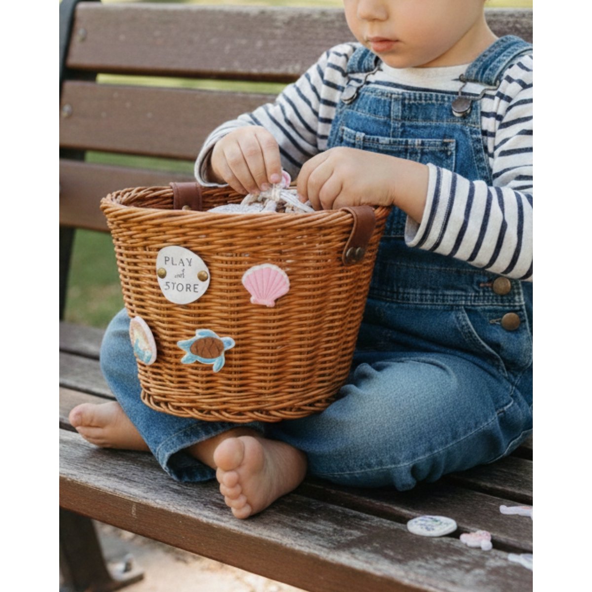 Basket + Bell set Play and Store