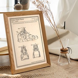 Nike Air Jordan patent poster