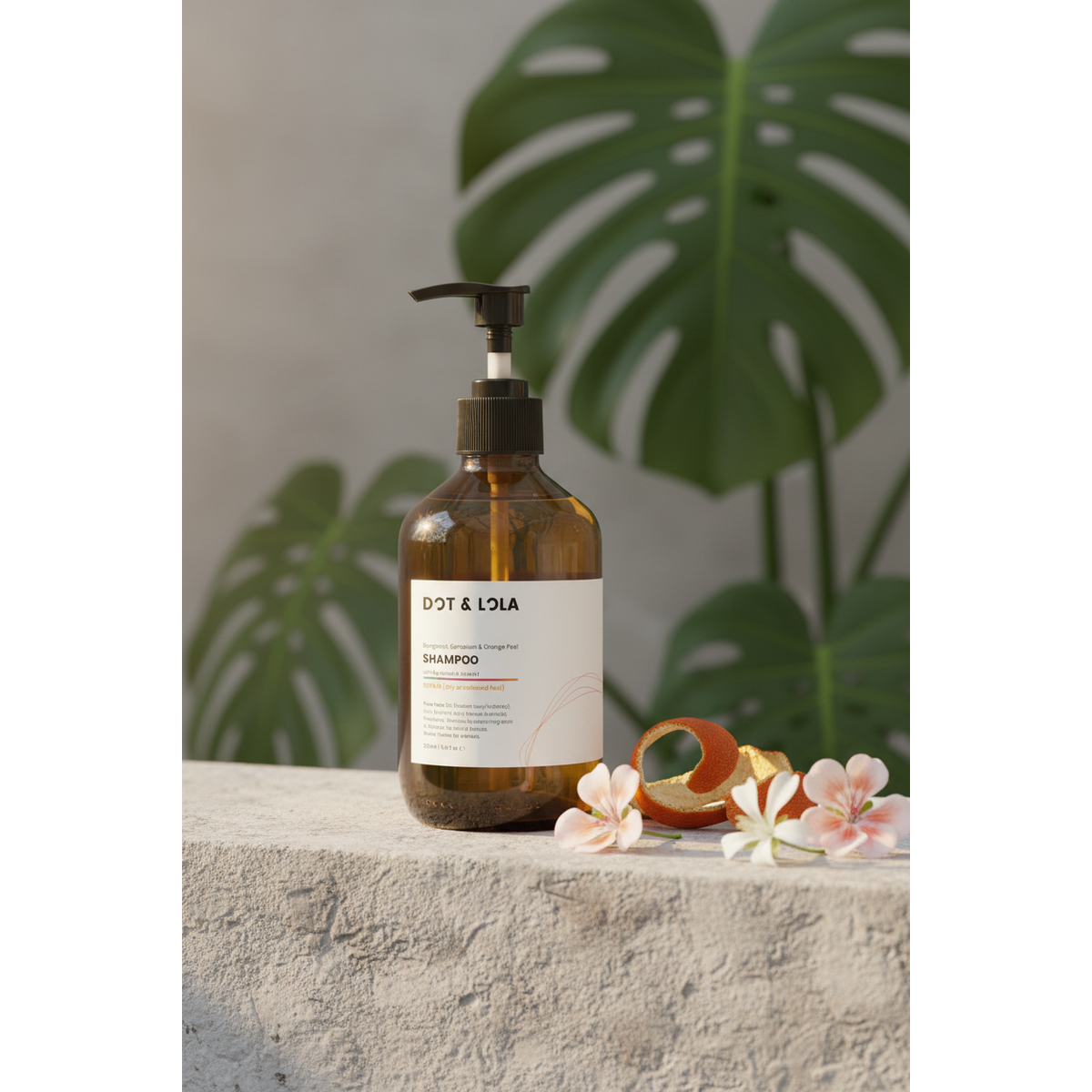 Plantaardige reparatieshampoo voor beschadigd of gekleurd haar