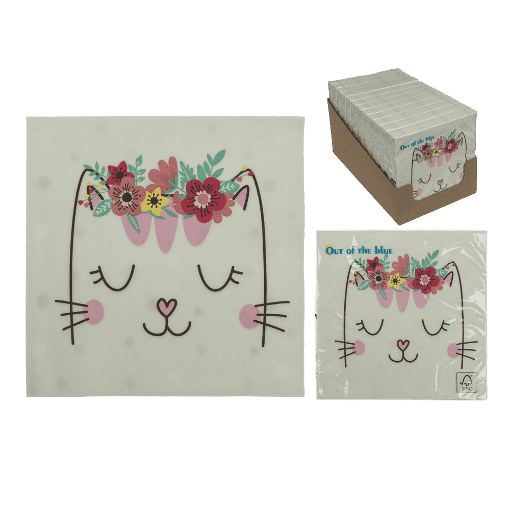 Paper tissue, Dreaming Cat,