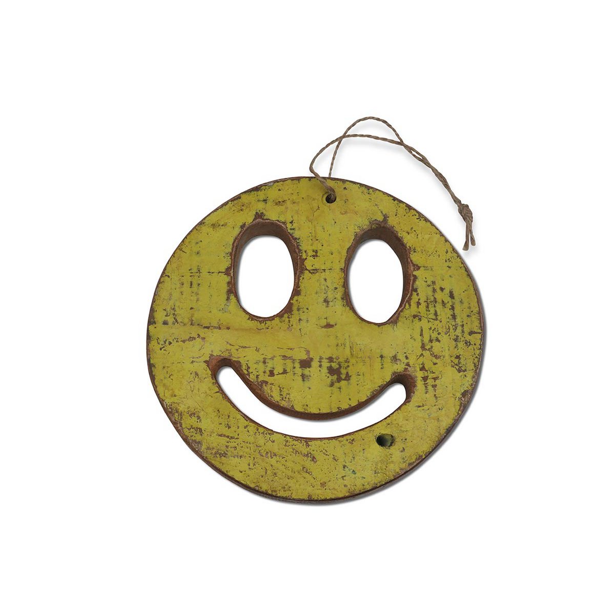 Wooden sign smiley