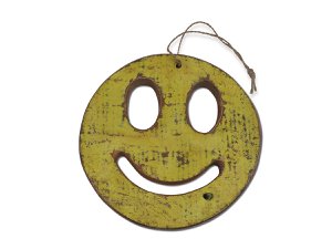 Houten tekensmiley