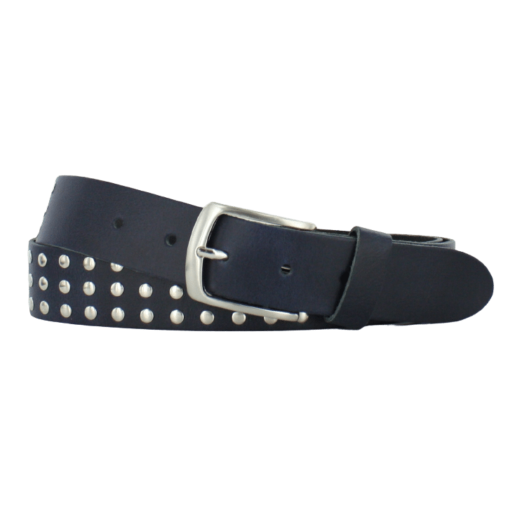 Leren Riem 4 cm | Met Studs
